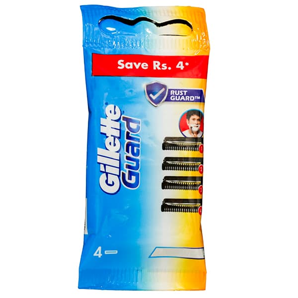 Gillette Guard Cartridges (Save Rs. 4) Pack Of 4