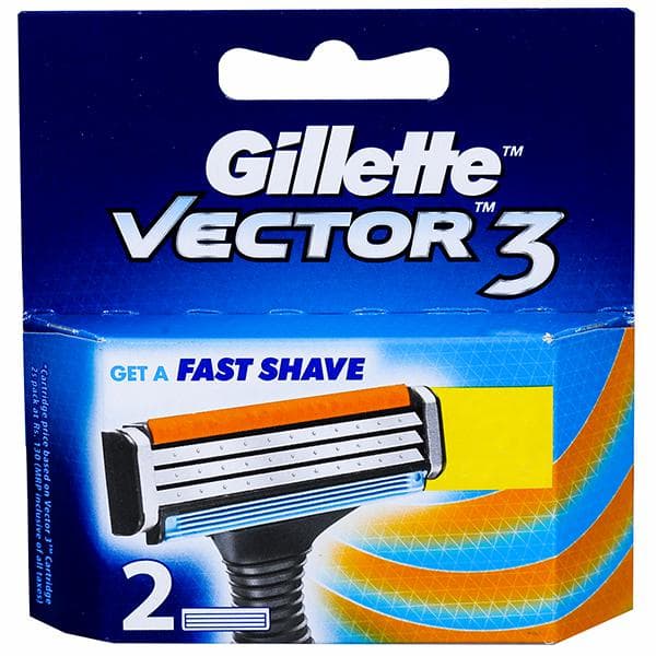 Gillette Vector 3 Cartridges Pack Of 2