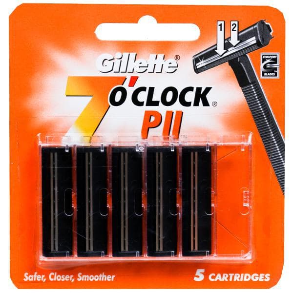 Gillette 7 O Clock Pii Cartridges Pack Of 5