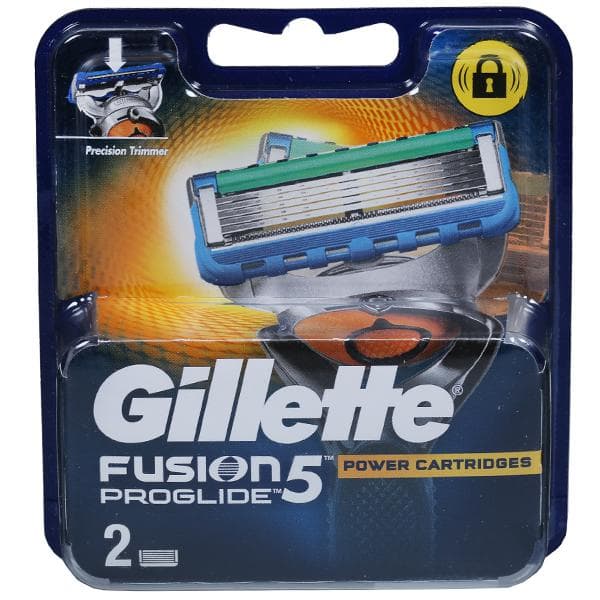 Gillette Fusion 5 Proglide Power Cartridges Pack Of 2