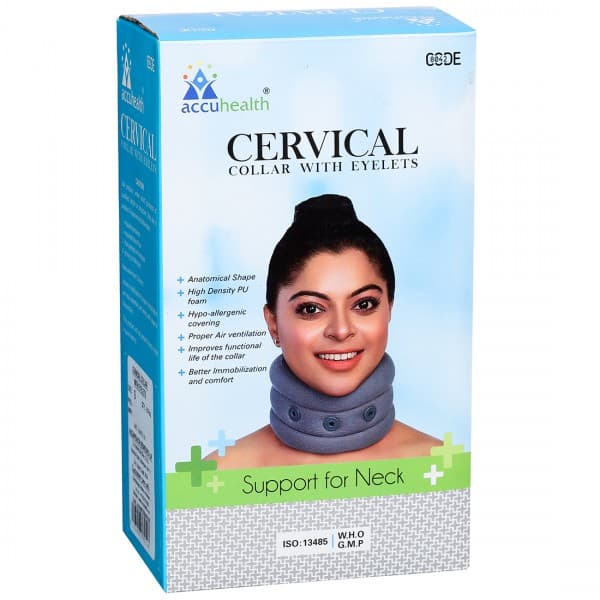 Accuhealth Cervical Collar with Eyelets S