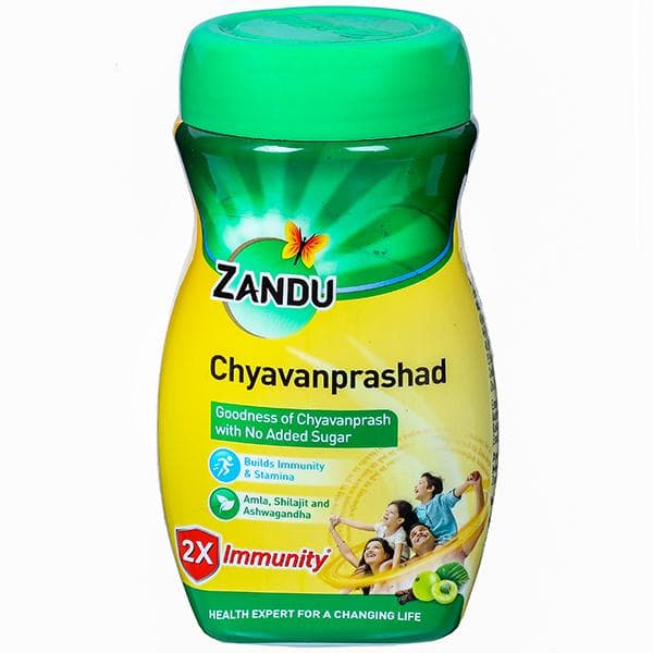 Zandu Chyavanprashad No Added Sugar Jar 2X Immunity 900 g