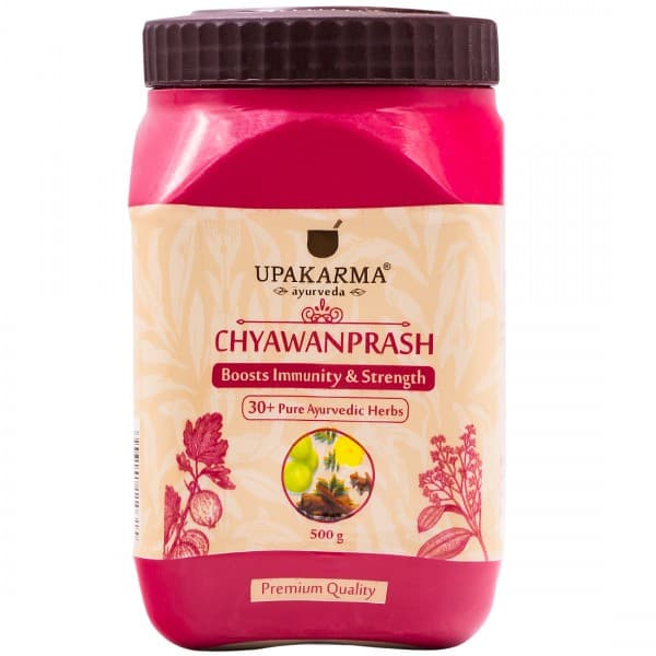 Upakarma Ayurveda Premium Quality Chyawanprash with 30+ Pure Ayurvedic Herbs 500 g