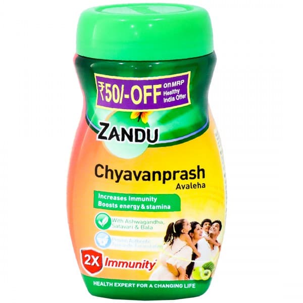 Zandu Chyavanprash Avaleha Jar 2X Immunity (Rs 50 off) 900 g