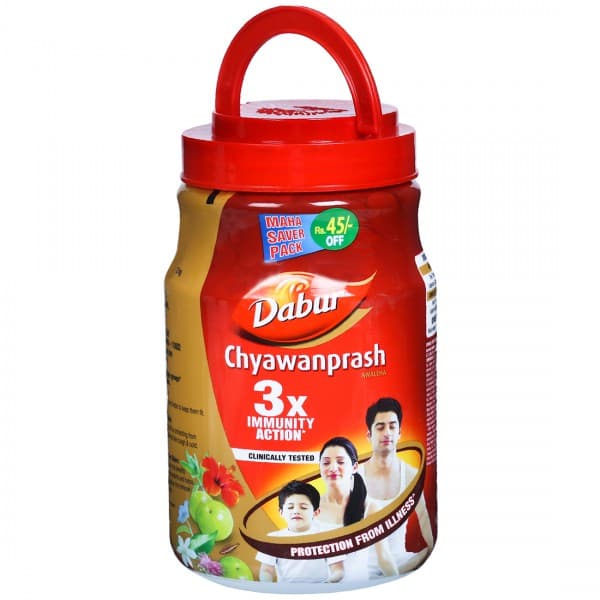 Dabur Chyawanprash Jar 3X Immunity Action (Rs 45 off) 2 kg