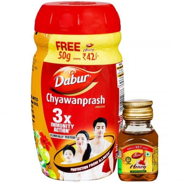 Dabur Chyawanprash Jar 3X Immunity Action (Free Dabur Honey 50 g) 950 g