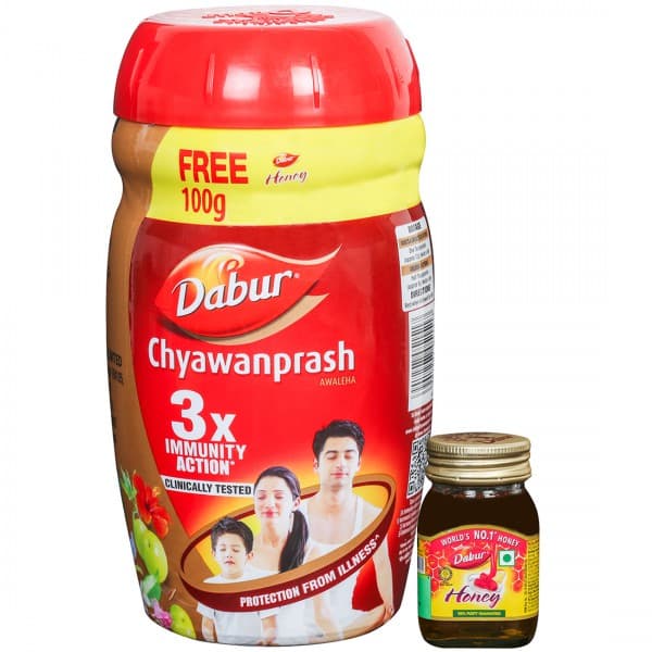 Dabur Chyawanprash Jar 3X Immunity Action (Free Dabur Honey 100 g) 950 g