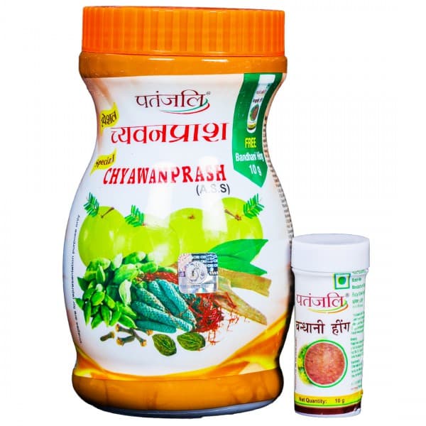 Patanjali Chyawanprash Special Jar (Free Bandhani Hing 10 g) 500 g