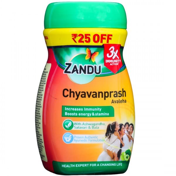 Zandu Chyavanprash Avaleha Jar 3X Immunity Action (Rs. 25 Off) 450 g