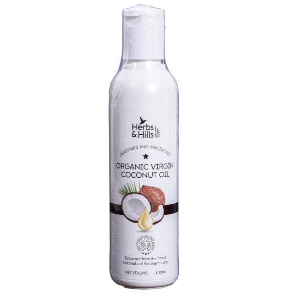 Herbs & Hills Organic Virgin Coconut Oil 100 ml