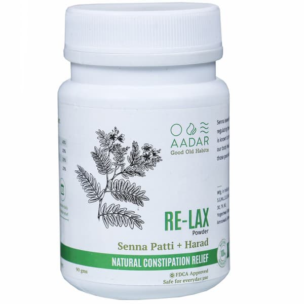 Aadar Good Old Habits Re-Lax Powder Senna Patti + Harad 90 g