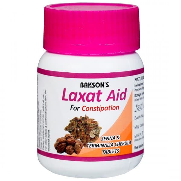 Bakson's Laxat Aid for Constipation Tablet 75 x 550 mg