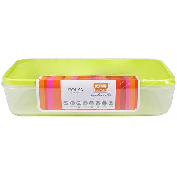All Time Polka Container (502) Green 1500 ml