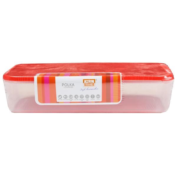 All Time Polka Container (503) Red 2500 ml