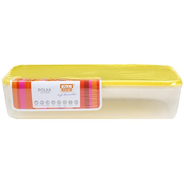 All Time Polka Container (503) Yellow 2500 ml