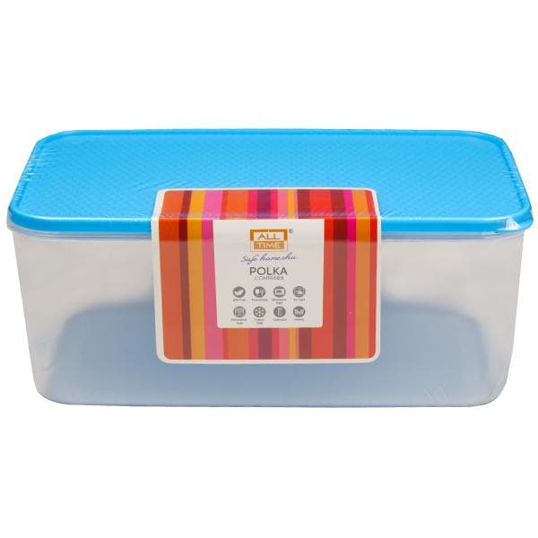 All Time Polka Container (513) Blue 4500 ml