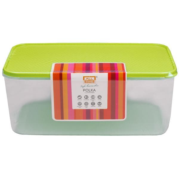 All Time Polka Container (513) Green 4500 ml