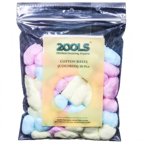2ools Cotton Balls (Colored) Pack Of 50