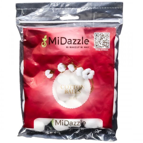 Midazzle Cotton Balls Pack Of 50