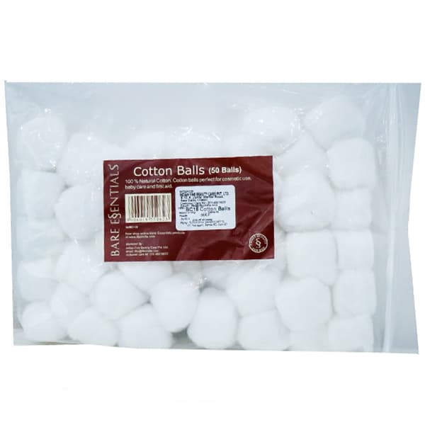 Bare Essentials Cotton Balls Bc-18 Pack Of 50