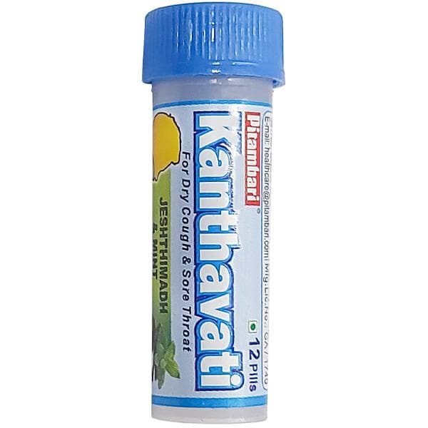 Pitambari Kanthavati Jeshthimadh & Mint Pack Of 12