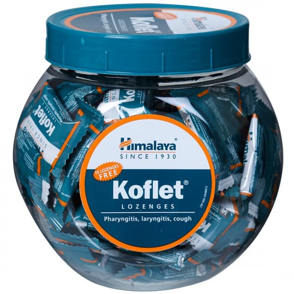 Himalaya Koflet Lozenges (Free Koflet 15 Lozenges) Pack Of 60