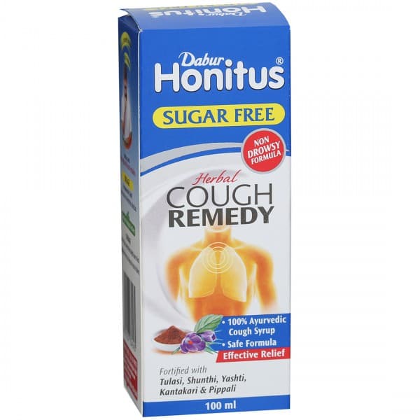 Dabur Honitus Sugar Free Cough Remedy 100 ml