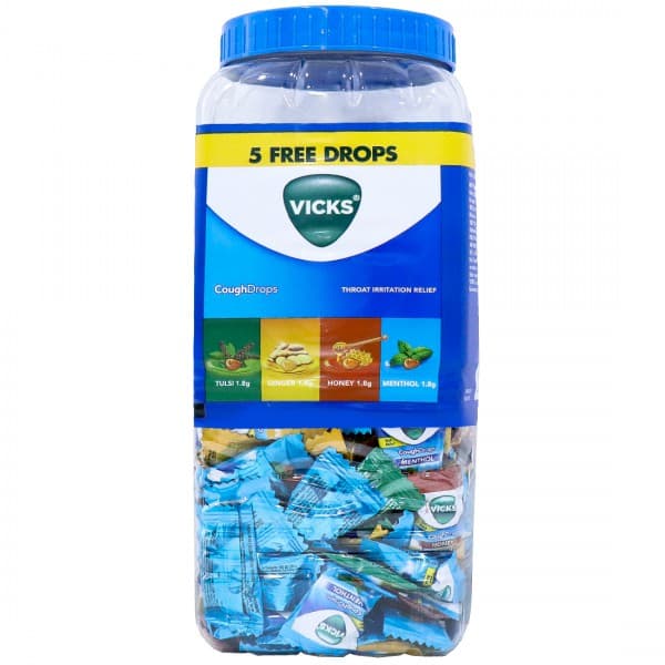 Vicks Assorted Cough Drops (Free 5 x 1.8 g Drops) 205 x 1.8 g