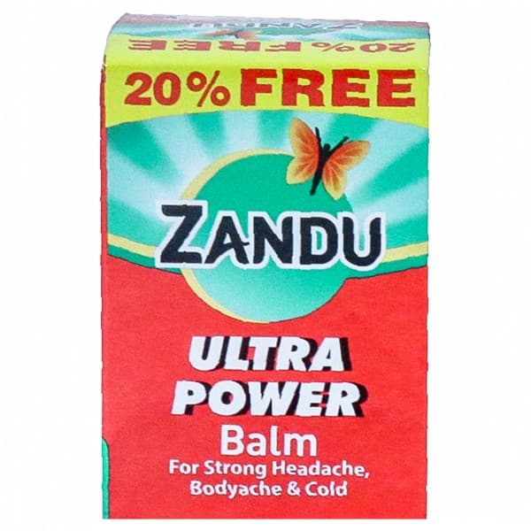 Zandu Ultra Power Balm (Free 20%) 8 ml