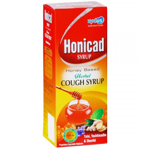 Honicad Honey Based Herbal Cough Syrup 100 ml