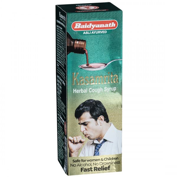 Baidyanath Jhansi Kasamrita Herbal Cough Syrup 200 ml