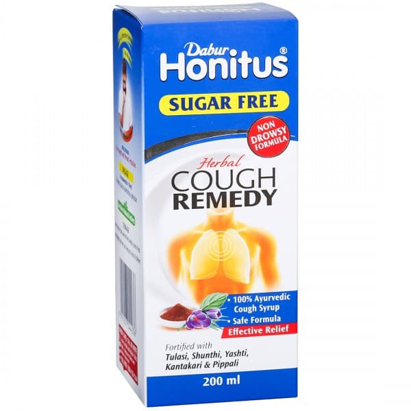 Dabur Honitus Sugar Free Cough Remedy 200 ml
