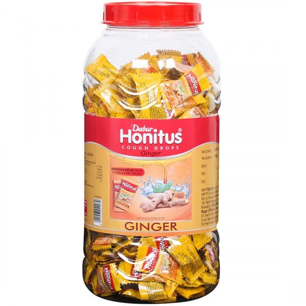 Dabur Honitus Cough Drops Ginger Jar 300 x 2.2 g