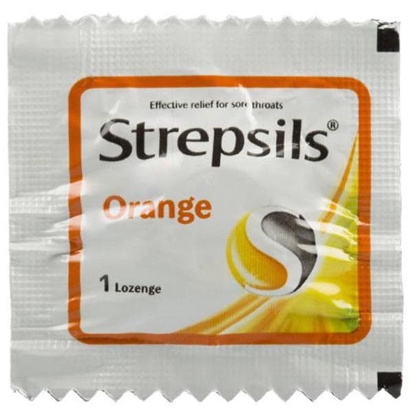 Strepsils Orange Flavour Lozenge Pack Of 1