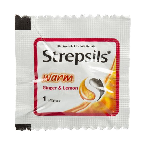 Strepsils Warm Ginger & Lemon Lozenge