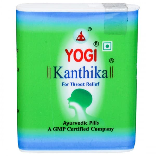 Yogi Kanthika for Throat Relief Ayurvedic Pills Pack Of 140