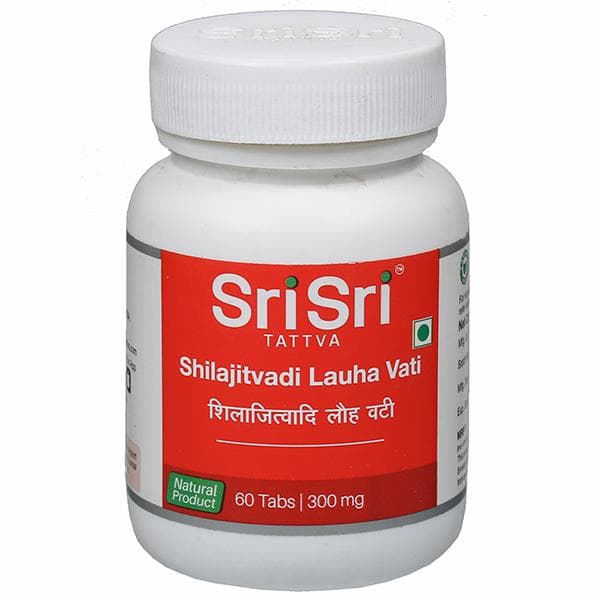 Sri Sri Tattva Shilajitvadi Lauha Vati 60 Tablets