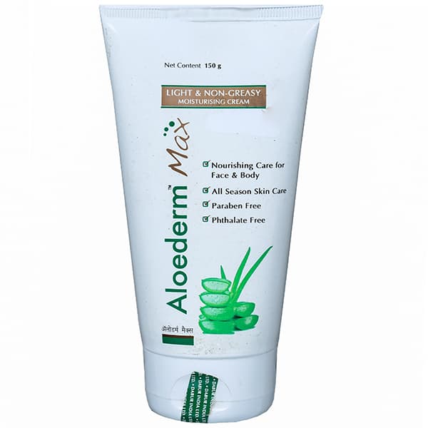 Aloederm Max Light & Non Greasy Moisturising Cream 150 g