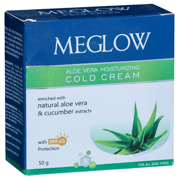 Meglow Aloevera Moisturizing Cold (Spf 15) Cream 50 g