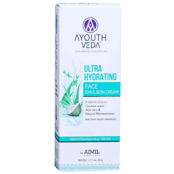 Ayouthveda Ultra Hydrating Face Emulsion Cream 60 g
