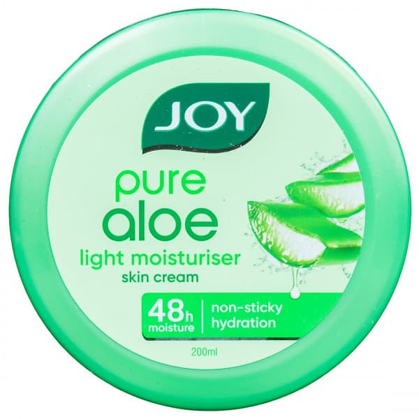 Joy Pure Aloe 48h Moisture Light Moisturiser Skin Cream 200 ml