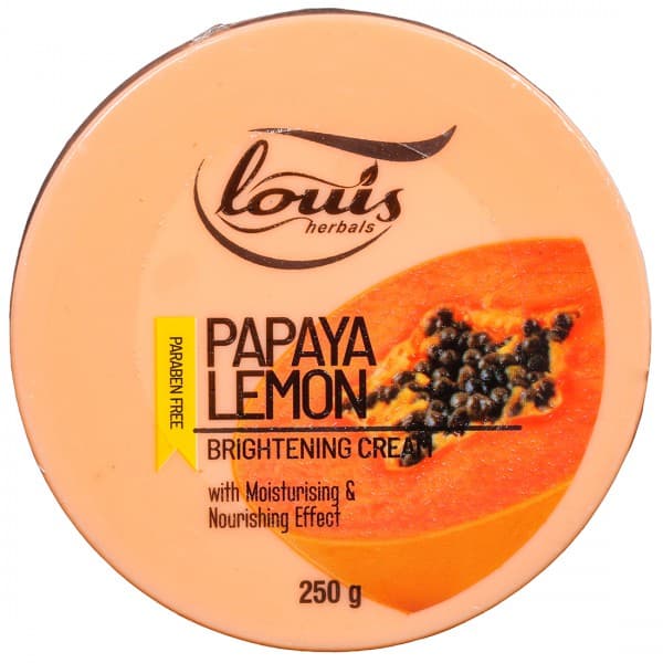 Louis Herbals Papaya Lemon Brightening Cream 250 g