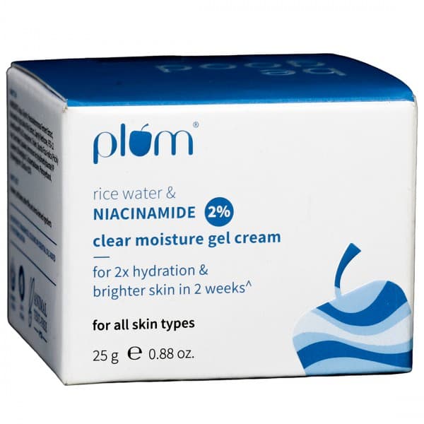Plum Rice Water & Niacinamide 2% Clear Moisture Gel Cream 25 g