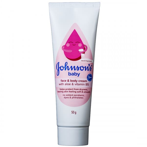 Johnsons Baby Face & Body Cream With Aloe & Vitamin B5 50 g
