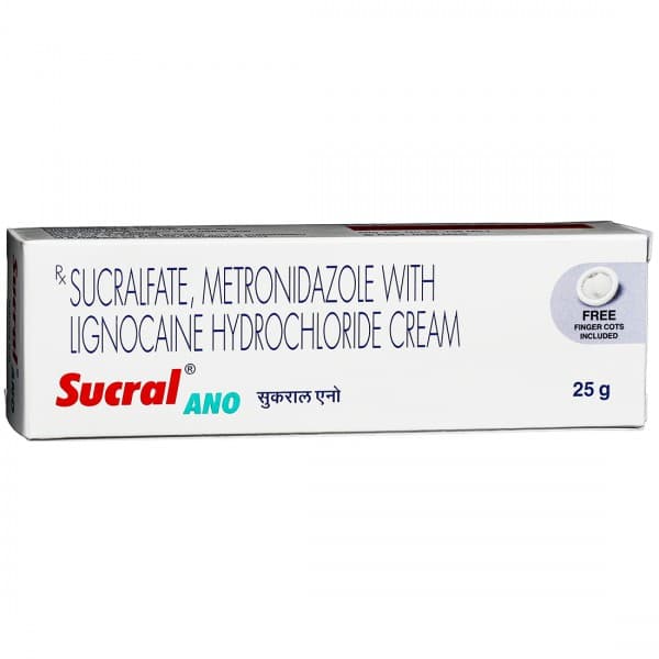 Sucral Ano Cream (Free Finger Cots) 25 g