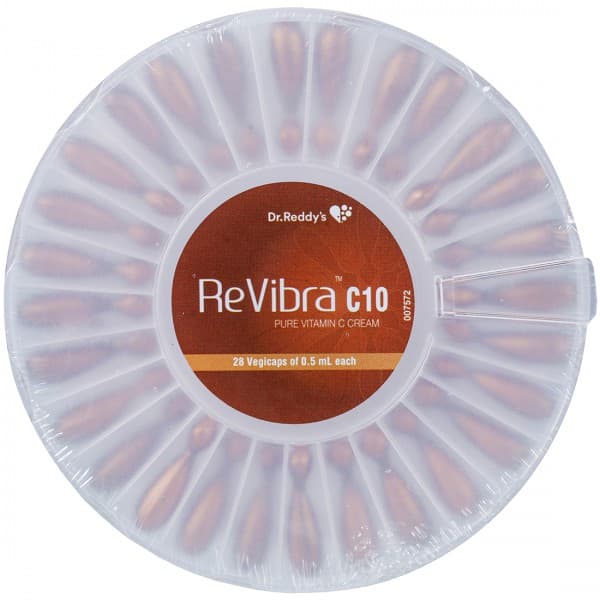 Revibra C 10 Pure Vitamin C Cream Vegicaps 28 x 0.5 ml