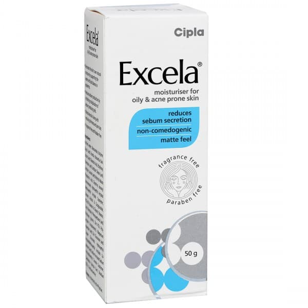 Excela Moisturiser Cream for Oily and Acne Prone Skin 50 g
