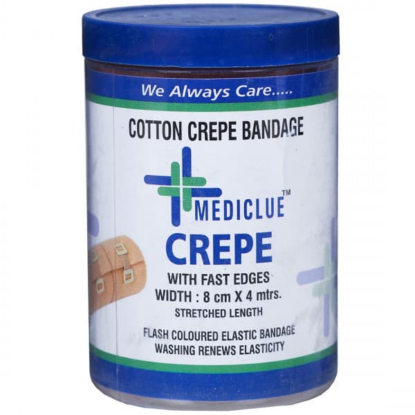 Cotton Crepe Bandage (Mediclue) 8 cm x 4 m