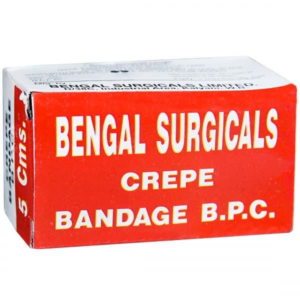 Crepe Bandage (B.S) HQ 5 cm x 4 m
