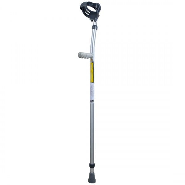 Vissco Old Type Single Elbow Crutch Silver